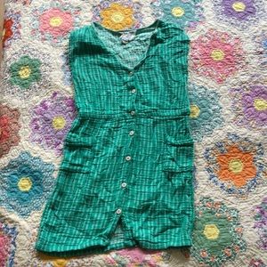 Easy, comfy ace & jig green dress cover up size xs